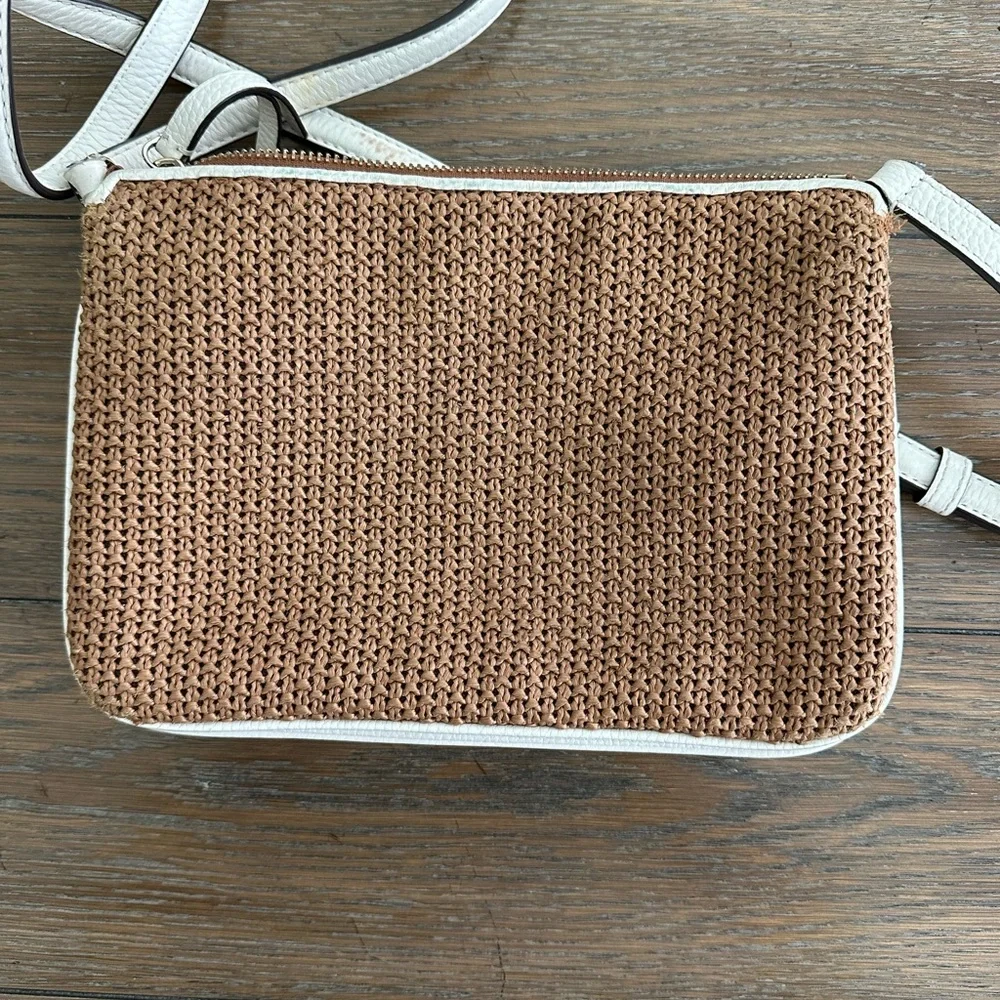 Kate Spade Tan Textured Crossbody Bag